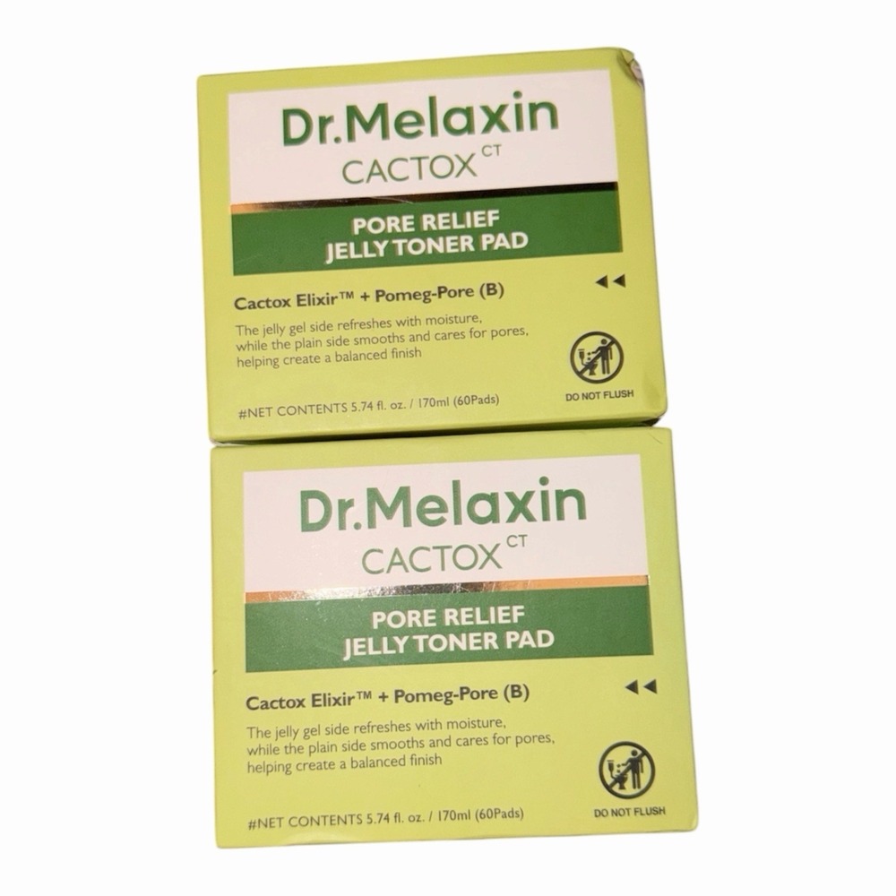 Dr. Melaxin Cactox Pore Relief Jelly Toner 5.74oz 60ct Exp 12/2028
